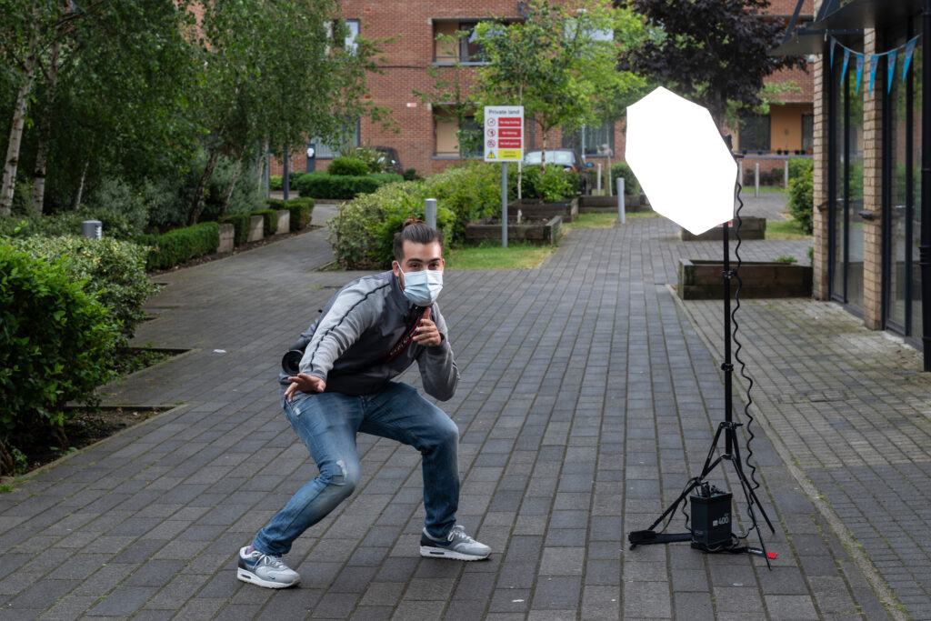 Jason Garcia outside ACAVA's Whitefriars Studios.