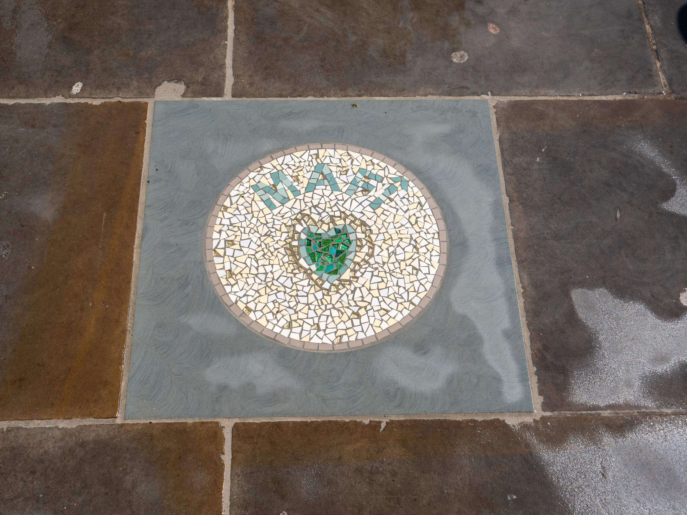 Walking as One, installation on the streets of North Kensington, London, as part of the Grenfell Memorial Community Mosaic. Photo by ACAVA Shoots (Andreia Sofia)