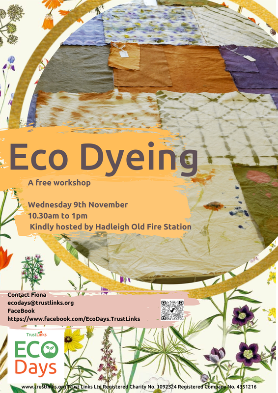 Poster for Eco Dyeing Workshop