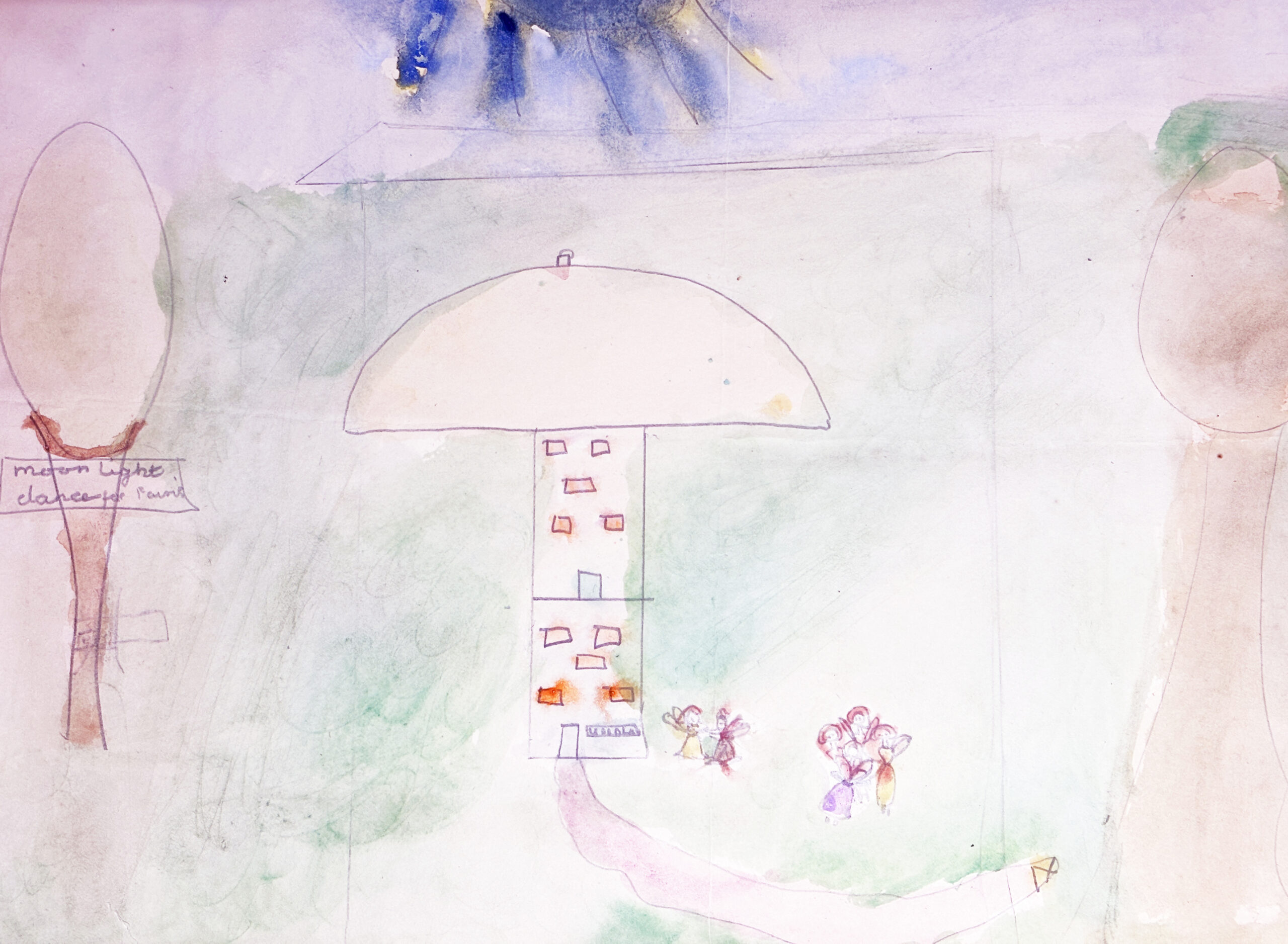 Mushroom Shelter, Janie Bilton (Moonlight Dancer). Image courtesy of Josh Bilton